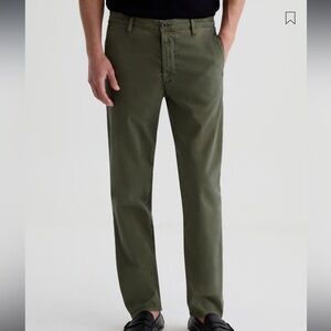 Ag Adriano Goldschmied Men's Green Kullen Trouser